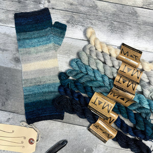 grab-n-go bundles: squirrely mitts mini sets 9 (8 skeins UT) - Knot Another Hat