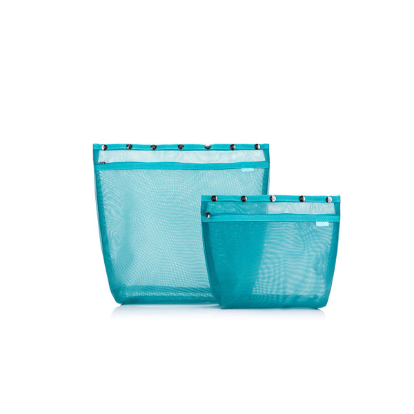 della q standing oh snap bags L/XL teal - Knot Another Hat