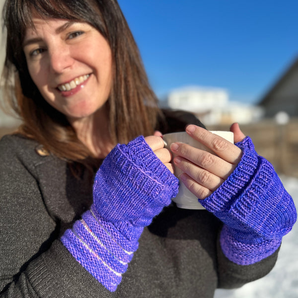 knot another hat winter nights flip-top mittens and cowl grab-n-go bundles - Knot Another Hat