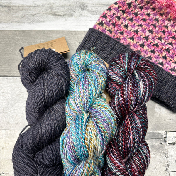 have a ball fall crawl smile again hat & mitts grab-n-go bundles kohl/sirena/liquorice - Knot Another Hat