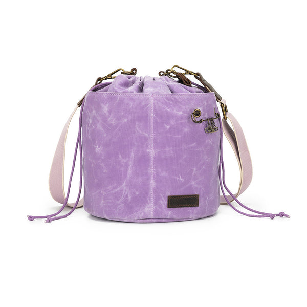 della q maker's canvas bucket bag violet - Knot Another Hat