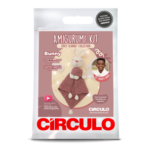 circulo amigurumi lovey blanket kit 01 bunny - Knot Another Hat