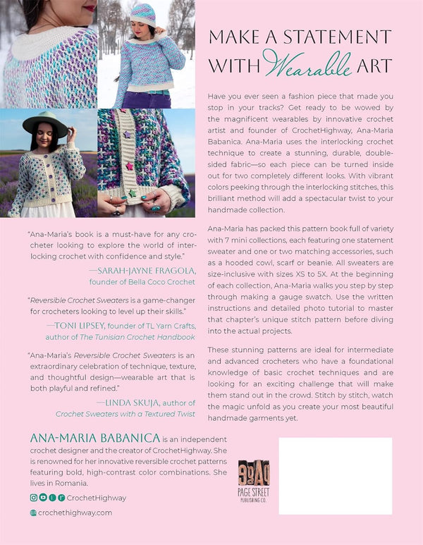 reversible crochet sweaters - Knot Another Hat