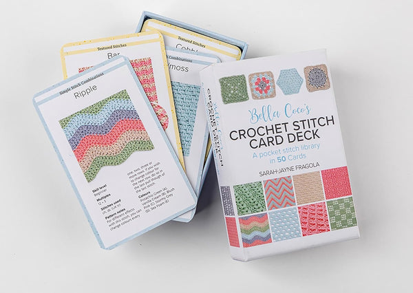 bella coco's crochet stitch card deck - Knot Another Hat