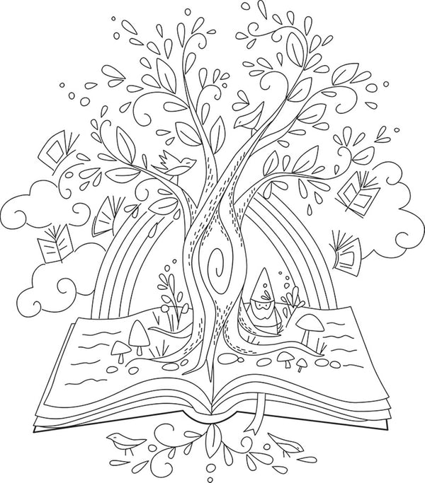 book lover's embroidery - Knot Another Hat