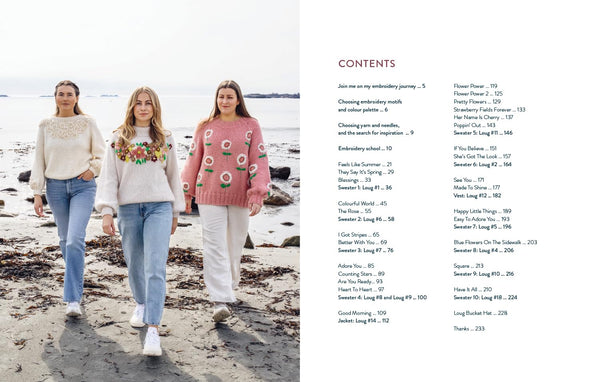 embroidered knits