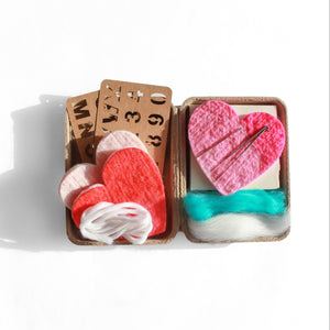 Mini Heart Felting Craft Kit - Knot Another Hat
