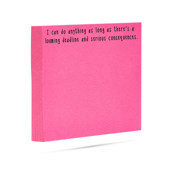 ellembee snarky sticky notes serious consequences - Knot Another Hat