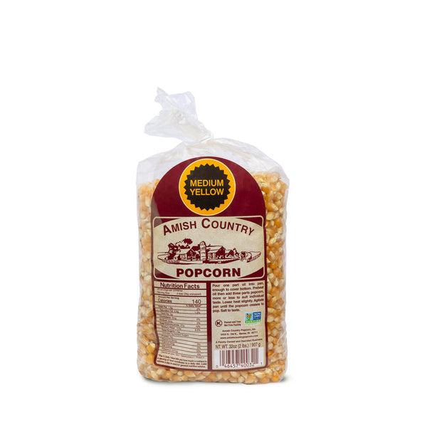 amish country popcorn 2 lb bag medium yellow - Knot Another Hat