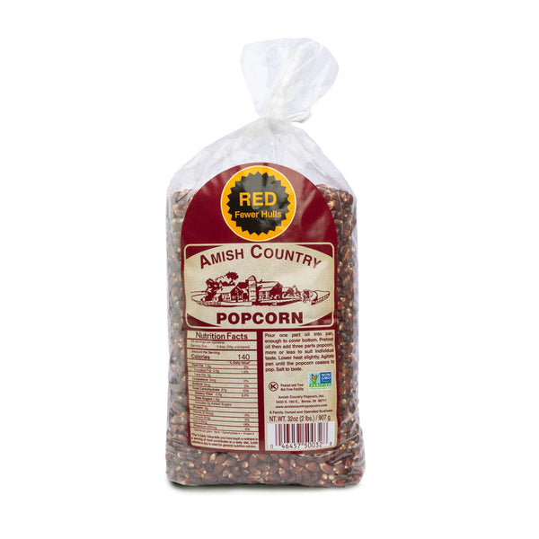 amish country popcorn 2 lb bag red - Knot Another Hat