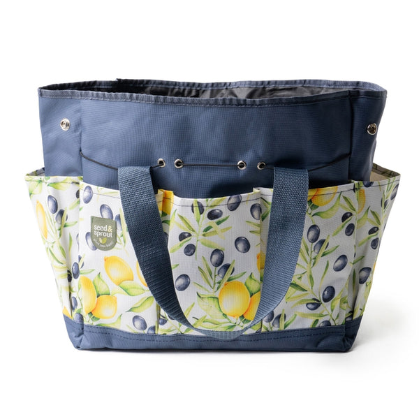 seed-n-sprout gardening tote bag lemon grove - Knot Another Hat