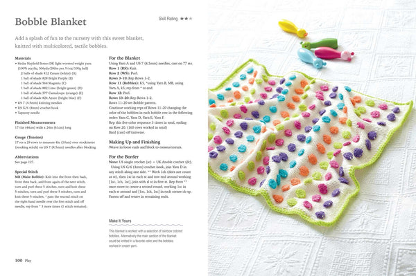 knitted baby blankets - Knot Another Hat