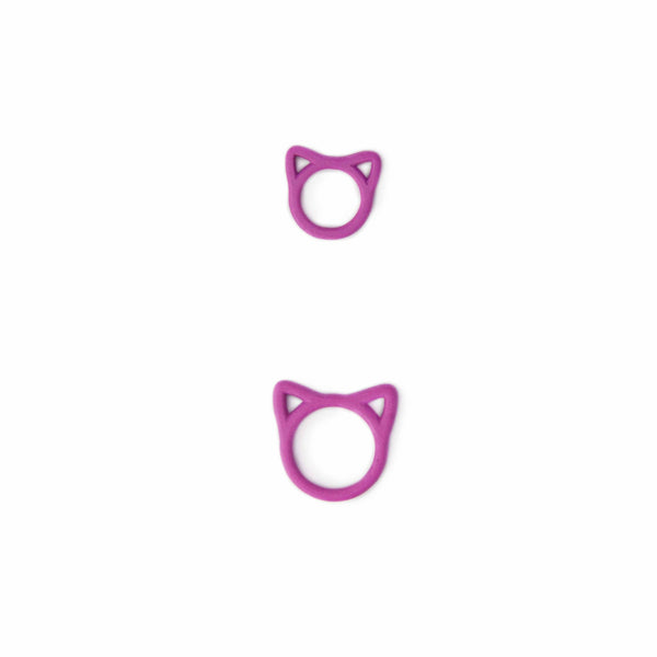 twice sheared solid rainbow cat markers - Knot Another Hat