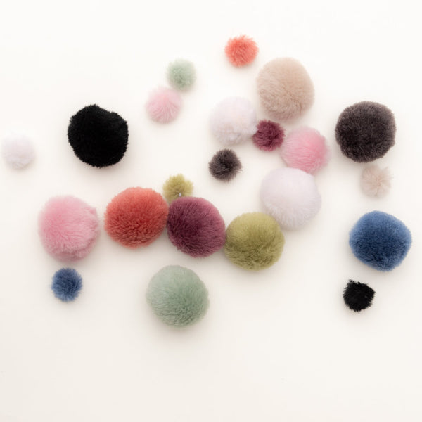 ikigai wool pom poms