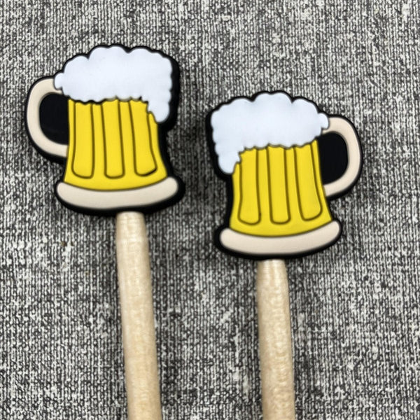 minnie & purl stitch stoppers beer mugs - Knot Another Hat