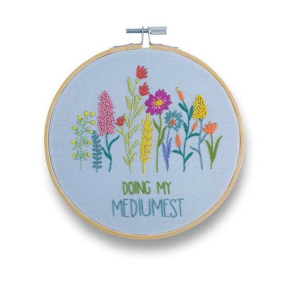 Doing My Mediumest Embroidery Kit - Knot Another Hat