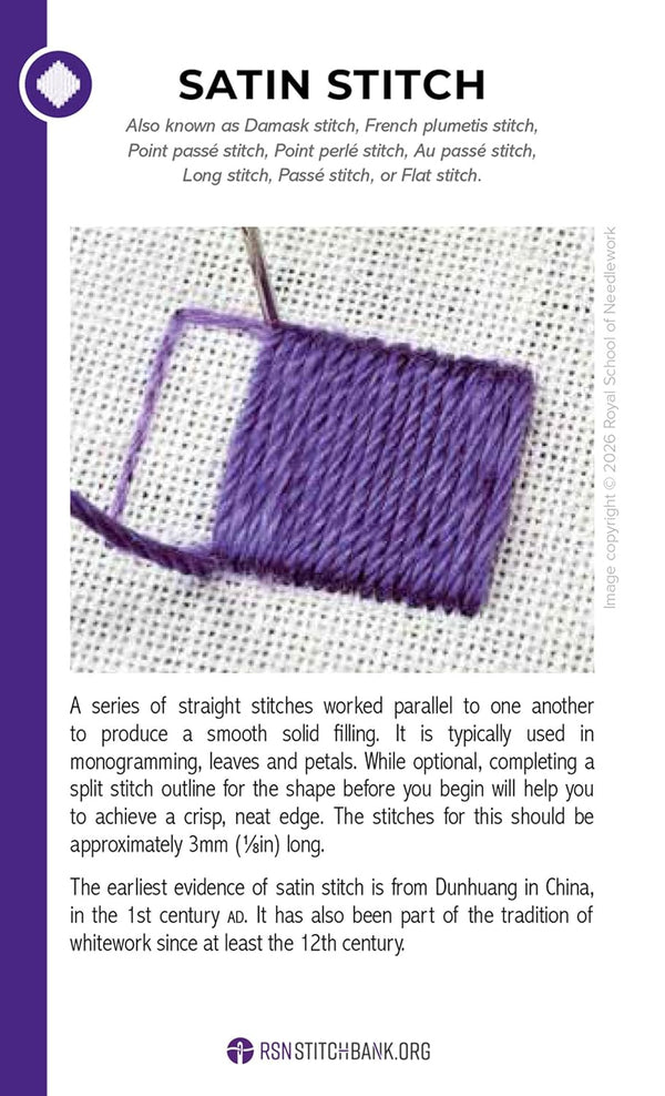 embroidery stitches card deck - Knot Another Hat