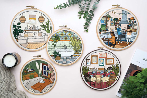 embroidered interiors - Knot Another Hat