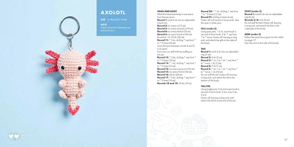 mini amigurumi bag charms - Knot Another Hat