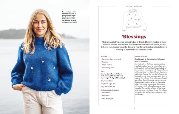 embroidered knits