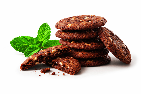 Mint Chocolate Bite-Sized Cookies - Knot Another Hat