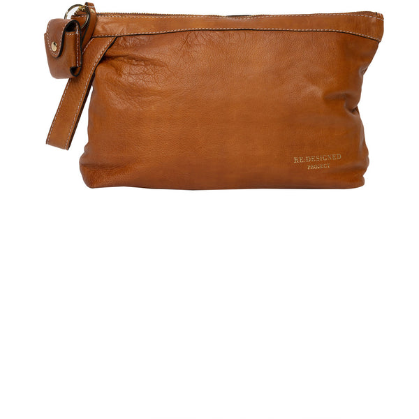 re:designed project 3 large clutch burned tan - Knot Another Hat