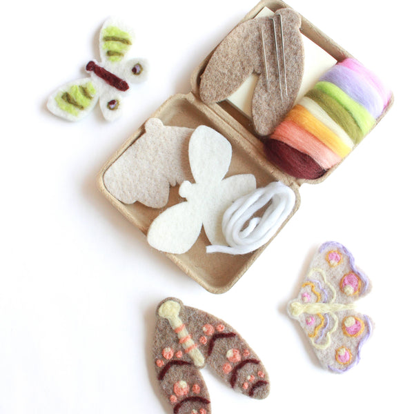 Mini Moth Felting Craft Kit - Knot Another Hat