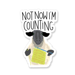 apartment 2 vinyl stickers not now I'm counting - Knot Another Hat