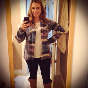 one-of-a-kind handknit sample: elizabeth cardigan - Knot Another Hat