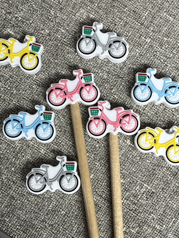 minnie & purl stitch stoppers assorted bicycles - Knot Another Hat
