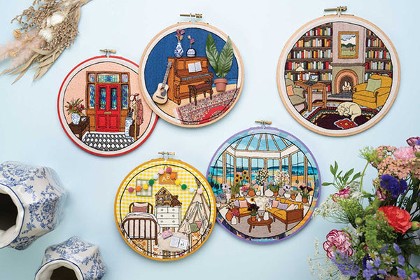 embroidered interiors - Knot Another Hat