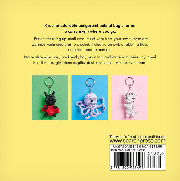 mini amigurumi bag charms - Knot Another Hat