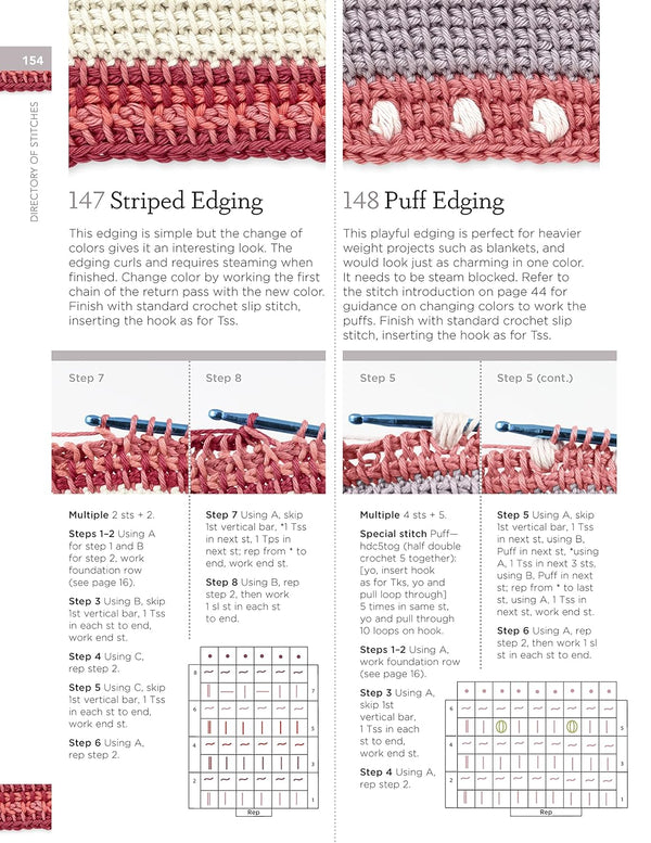 tunisian crochet stitch dictionary - Knot Another Hat