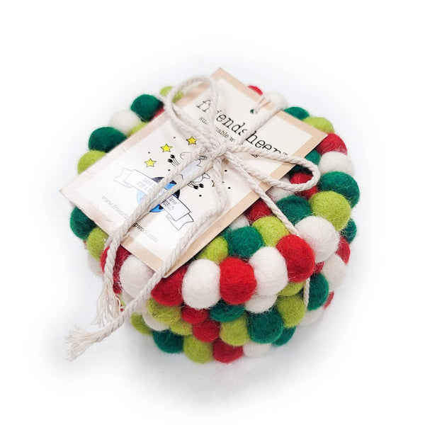 friendsheep eco coasters north pole - Knot Another Hat