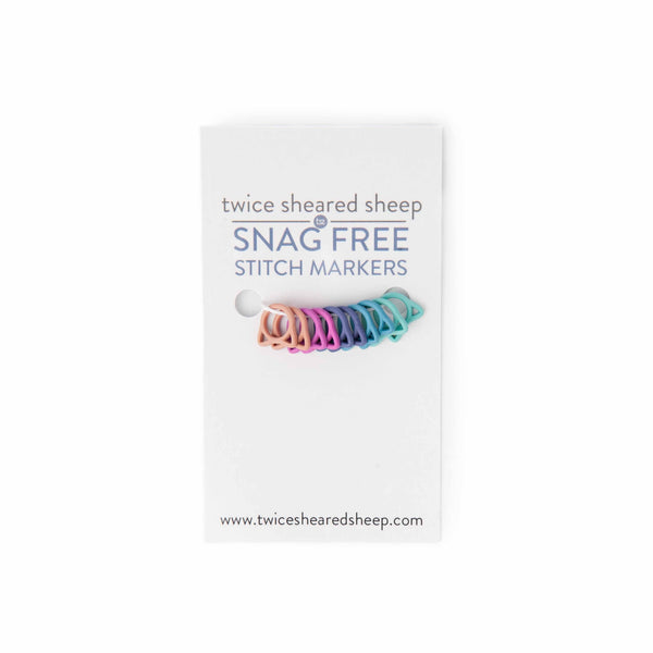 twice sheared solid rainbow cat markers - Knot Another Hat