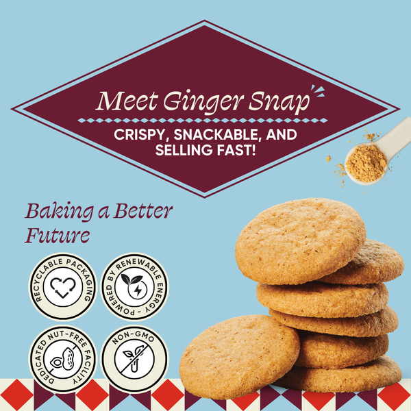 Ginger Snap Bite-Sized Cookies - Knot Another Hat