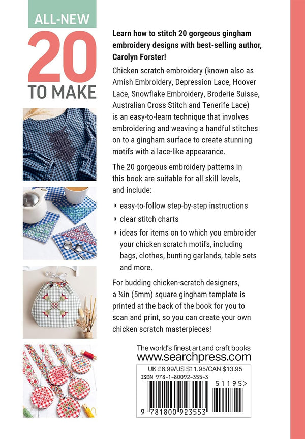 all-new 20 to make chicken scratch embroidery