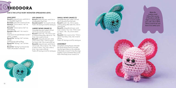mini amigurumi monsters