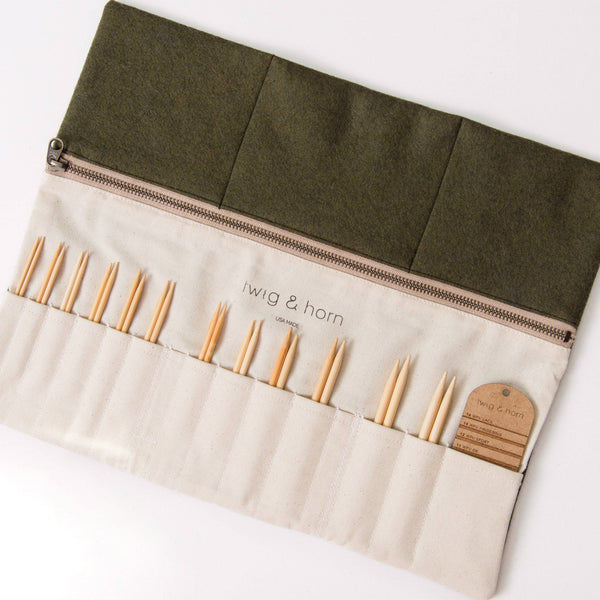 Twig & Horn Interchangeable Needle Case - Knot Another Hat