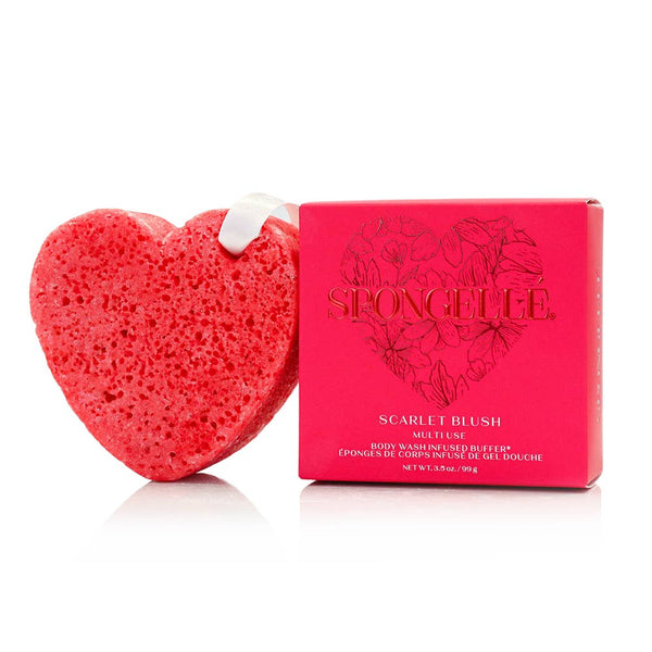 spongelle valentine's day soap buffers scarlet blush - Knot Another Hat