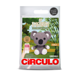 circulo amigurumi baby safari animal kit 03 koala - Knot Another Hat