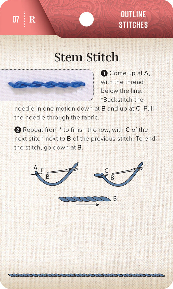 on-the-go embroidery cards - Knot Another Hat