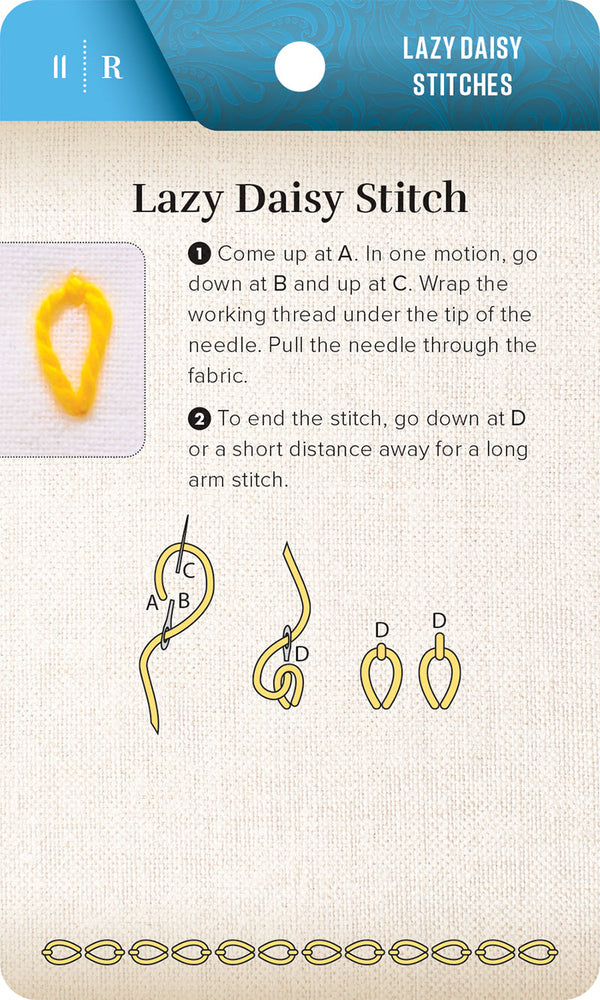 on-the-go embroidery cards - Knot Another Hat