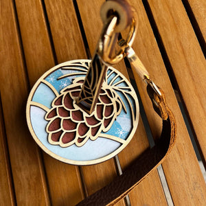 lemonwood mini-minder pinecone - Knot Another Hat