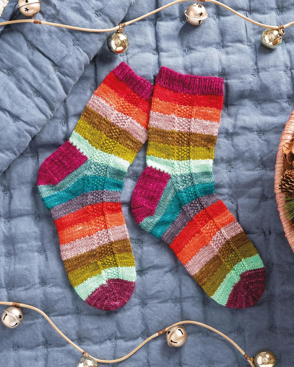 knit a box of christmas socks - Knot Another Hat