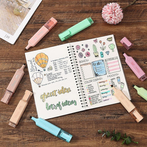 8-pack highlighter set, vintage colors - Knot Another Hat