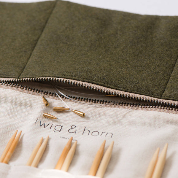 Twig & Horn Interchangeable Needle Case - Knot Another Hat