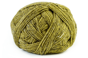schoppel ALB lino 0581M old gold melange - Knot Another Hat