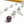 Load image into Gallery viewer, twice sheared sheep chain row counter amethyst / small (fits up to size US4 needle/E hook) - Knot Another Hat
