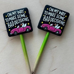 minnie & purl stitch stoppers bad decisions - Knot Another Hat